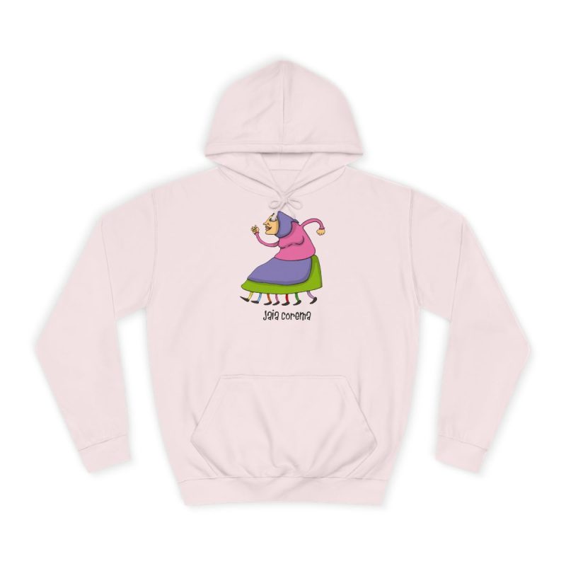 Sudadera universitaria - Rosa bebe - Camiseta Jaia Coremá Lletres