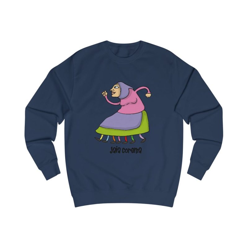 Sudadera clasica - Azul marino Oxford - Camiseta Jaia Coremá Lletres