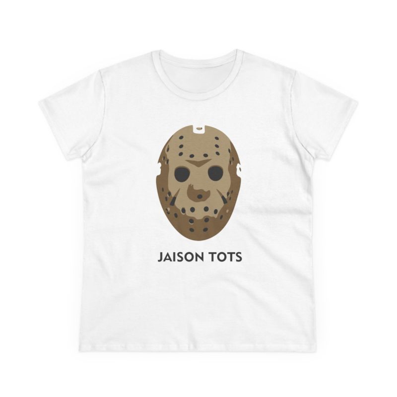 Camiseta mujer algodon medio - Blanco - Camiseta Jaison Tots