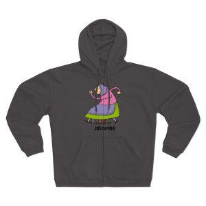 Sudadera capucha con cremallera premium - Antracita - Camiseta Jaia Coremá Lletres