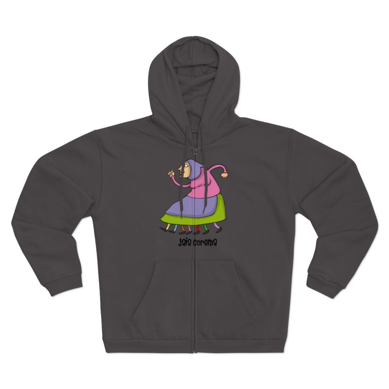 Sudadera capucha con cremallera premium - Antracita - Camiseta Jaia Coremá Lletres Sudadera capucha con cremallera premium - Antracita - Camiseta Jaia Coremá Lletres