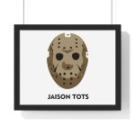 Poster enmarcado horizontal - Negro - Camiseta Jaison Tots
