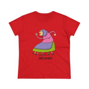 Camiseta mujer algodon medio - Rojo - Camiseta Jaia Coremá Lletres