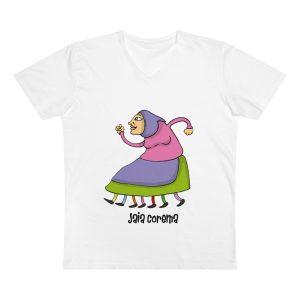 Camiseta hombre cuello de pico Presenter - Blanco - Camiseta Jaia Coremá Lletres