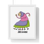 Poster enmarcado vertical - Blanco - Camiseta Jaia Coremá Lletres Poster enmarcado vertical - Blanco - Camiseta Jaia Coremá Lletres