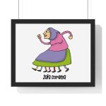Poster enmarcado horizontal - Negro - Camiseta Jaia Coremá Lletres