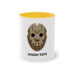 Taza bicolor - Amarillo dorado - Camiseta Jaison Tots