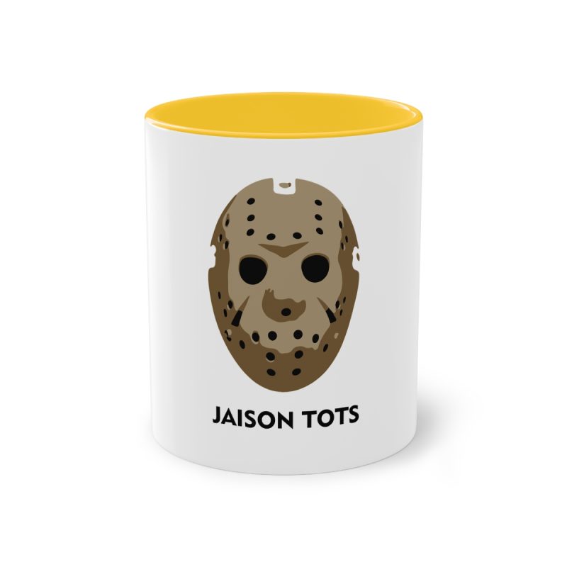 Taza bicolor - Amarillo dorado - Camiseta Jaison Tots