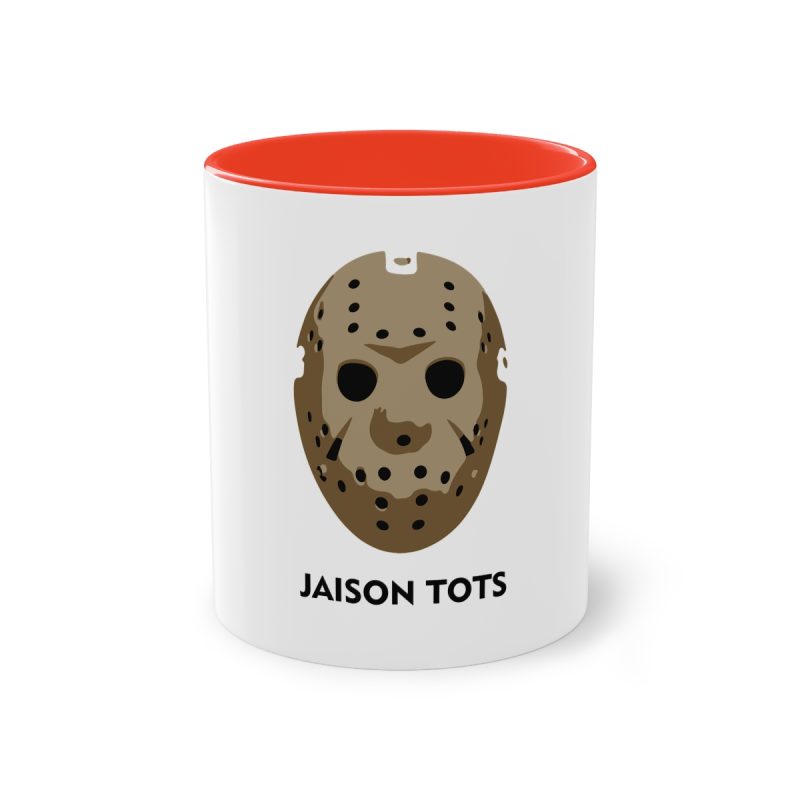 Taza bicolor - Rojo - Camiseta Jaison Tots