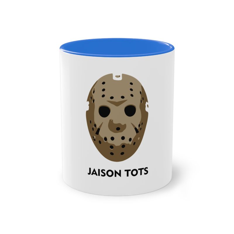 Taza bicolor - Azul Cambridge - Camiseta Jaison Tots