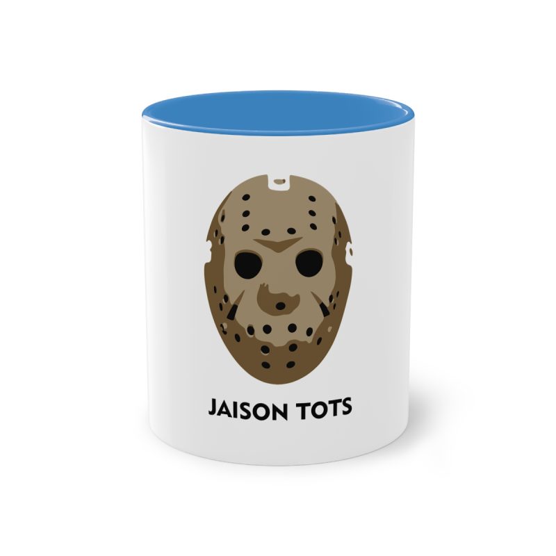 Taza bicolor - Azul claro - Camiseta Jaison Tots