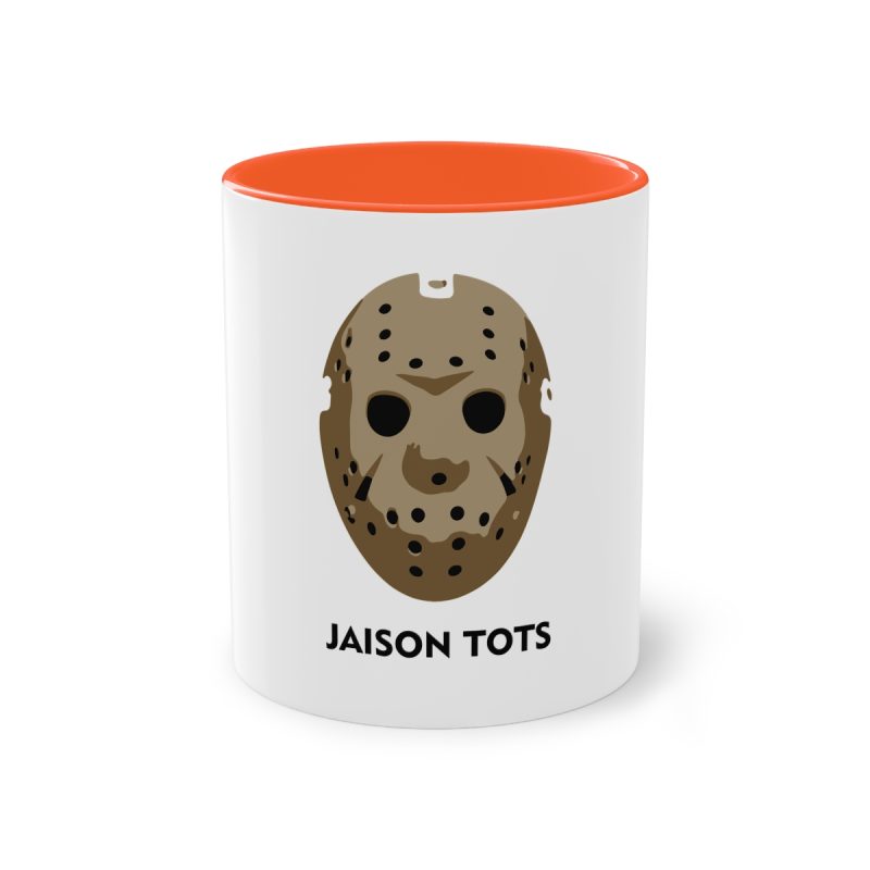 Taza bicolor - Naranja - Camiseta Jaison Tots