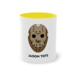Taza bicolor - Amarillo - Camiseta Jaison Tots