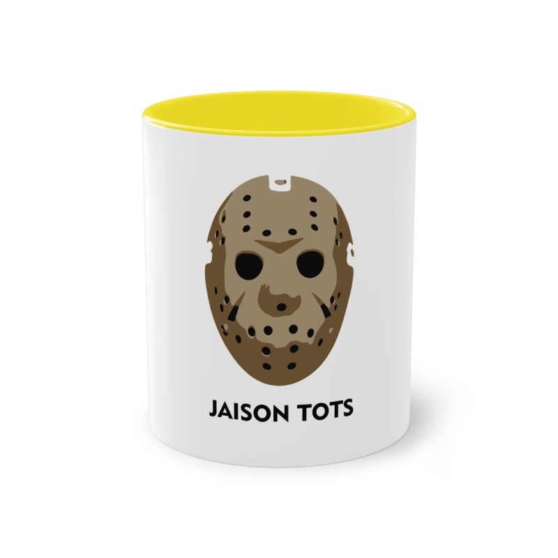 Taza bicolor - Amarillo - Camiseta Jaison Tots