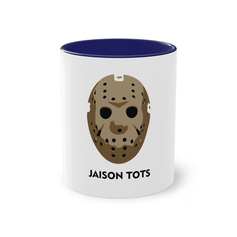 Taza bicolor - Azul oscuro - Camiseta Jaison Tots