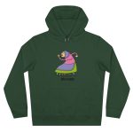 Sudadera con capucha King - Verde botella - Camiseta Jaia Coremá Lletres