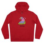 Sudadera con capucha King - Rojo - Camiseta Jaia Coremá Lletres