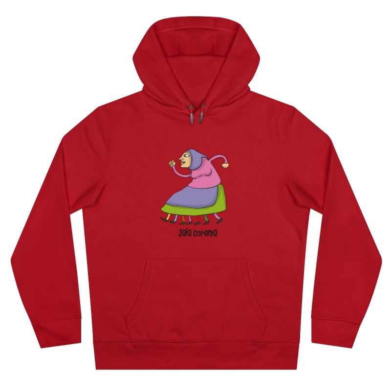 Sudadera con capucha King - Rojo - Camiseta Jaia Coremá Lletres