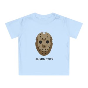 Camiseta de bebe - Azul empolvado - Camiseta Jaison Tots