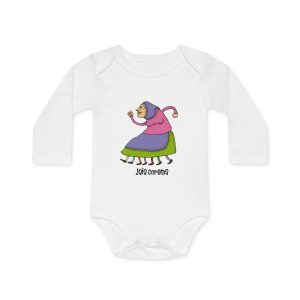 Body bebe manga larga organico - Blanco - Camiseta Jaia Coremá Lletres