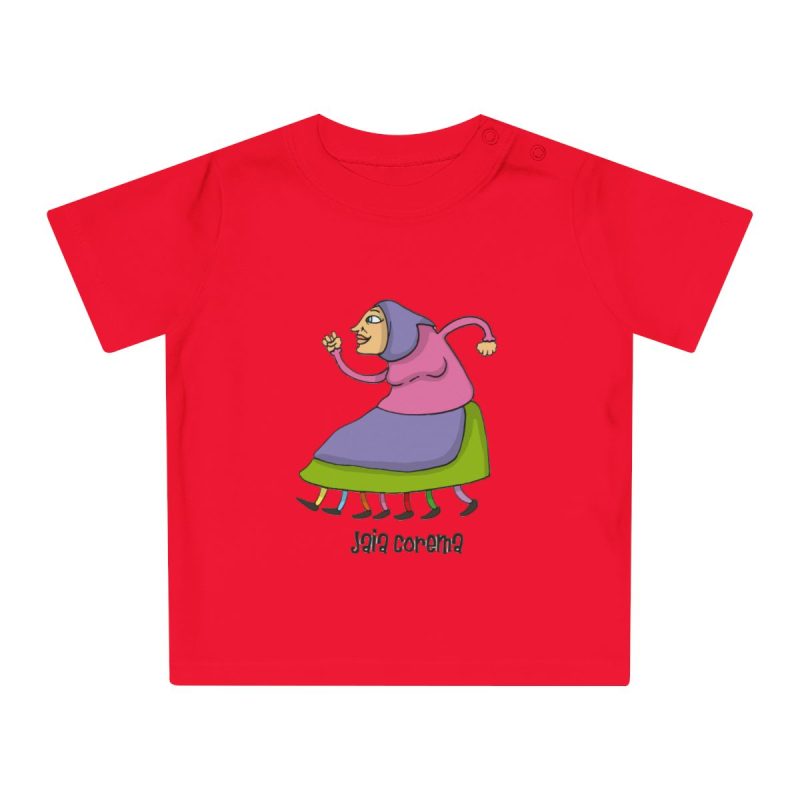 Camiseta de bebe - Rojo - Camiseta Jaia Coremá Lletres Camiseta de bebe - Rojo - Camiseta Jaia Coremá Lletres