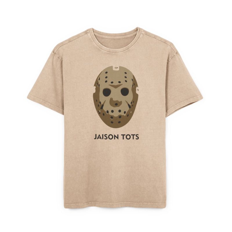 Camiseta oversize lavado acido - Beis - Camiseta Jaison Tots Camiseta oversize lavado acido - Beis - Camiseta Jaison Tots