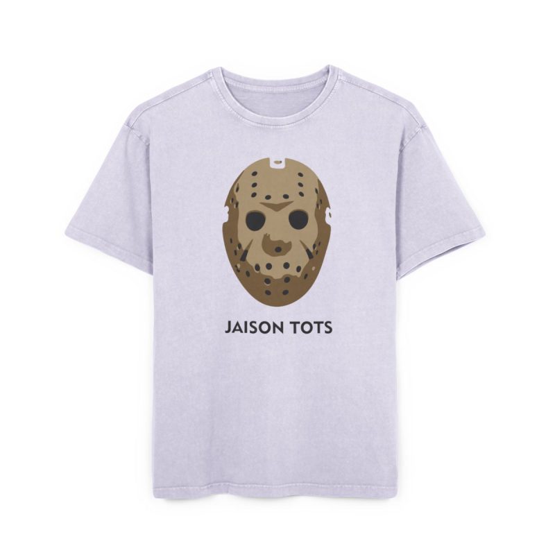Camiseta oversize lavado acido - Lila suave - Camiseta Jaison Tots
