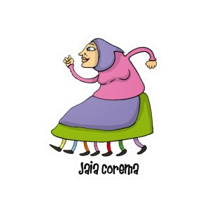 Pegatinas de vinilo troqueladas - Camiseta Jaia Coremá Lletres