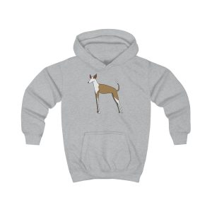 Sudadera con capucha infantil - Gris jaspeado claro - Camiseta Ca eivissenc