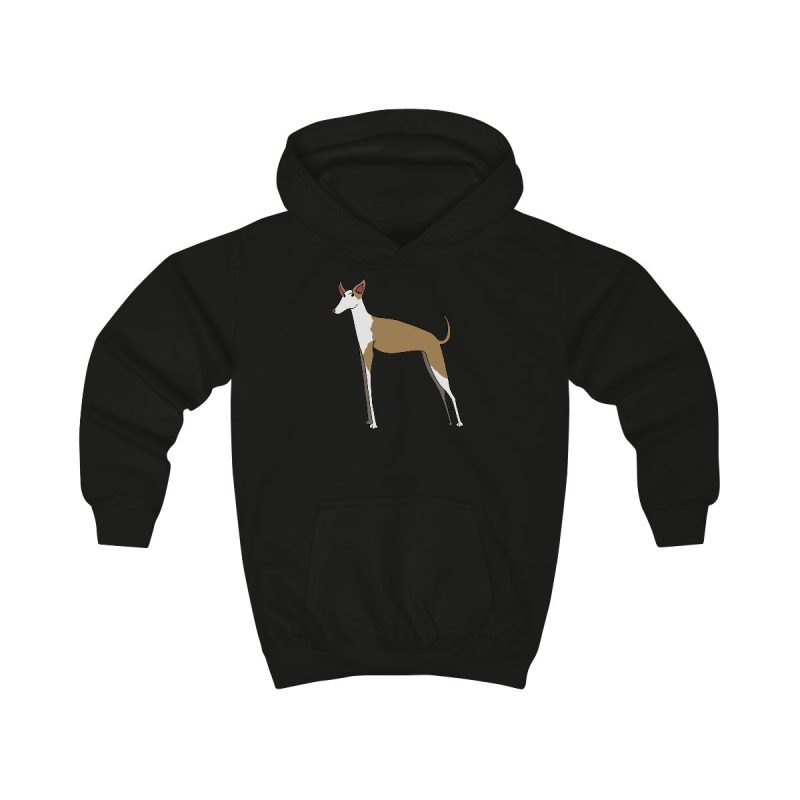 Sudadera con capucha infantil - Negro azabache - Camiseta Ca eivissenc