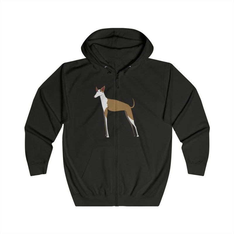 Sudadera con capucha y cremallera - Negro azabache - Camiseta Ca eivissenc Sudadera con capucha y cremallera - Negro azabache - Camiseta Ca eivissenc