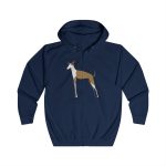 Sudadera con capucha y cremallera - Azul marino Oxford - Camiseta Ca eivissenc Sudadera con capucha y cremallera - Azul marino Oxford - Camiseta Ca eivissenc