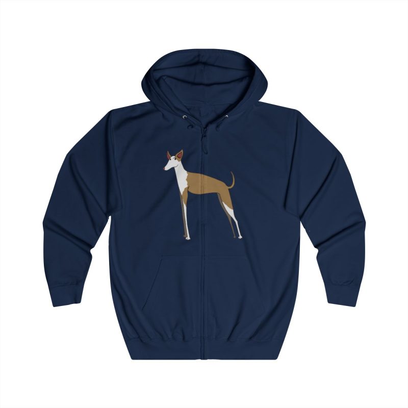 Sudadera con capucha y cremallera - Azul marino Oxford - Camiseta Ca eivissenc