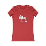 Camiseta mujer Favorite - Rojo - Camiseta Tondra: una oveja entre nubes