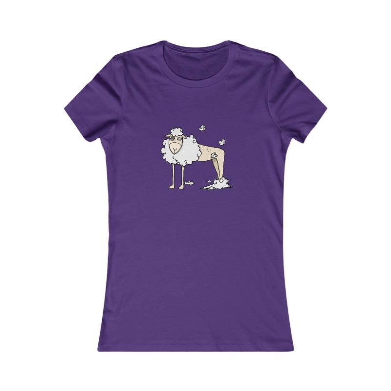 Camiseta mujer Favorite - Morado equipo - Camiseta Tondra: una oveja entre nubes