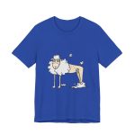 Camiseta jersey manga corta - Azul royal autentico - Camiseta Tondra: una oveja entre nubes