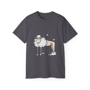Camiseta ultra algodon - Gris marengo - Camiseta Tondra: una oveja entre nubes