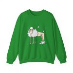 Sudadera cuello redondo - Verde irlandes - Camiseta Tondra: una oveja entre nubes