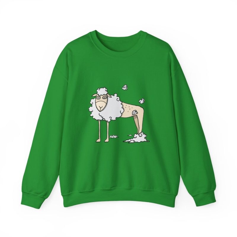 Sudadera cuello redondo - Verde irlandes - Camiseta Tondra: una oveja entre nubes