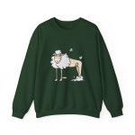 Sudadera cuello redondo - Verde bosque - Camiseta Tondra: una oveja entre nubes