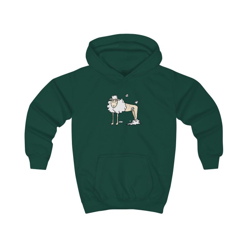 Sudadera con capucha infantil - Verde botella - Camiseta Tondra: una oveja entre nubes Sudadera con capucha infantil - Verde botella - Camiseta Tondra: una oveja entre nubes