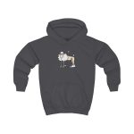 Sudadera con capucha infantil - Gris marengo - Camiseta Tondra: una oveja entre nubes Sudadera con capucha infantil - Gris marengo - Camiseta Tondra: una oveja entre nubes