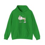 Sudadera con capucha - Verde irlandes - Camiseta Tondra: una oveja entre nubes