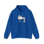 Sudadera con capucha - Azul royal - Camiseta Tondra: una oveja entre nubes