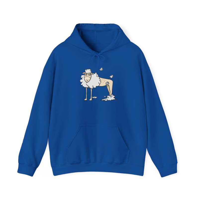Sudadera con capucha - Azul royal - Camiseta Tondra: una oveja entre nubes