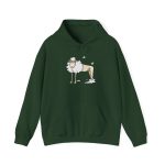 Sudadera con capucha - Verde bosque - Camiseta Tondra: una oveja entre nubes