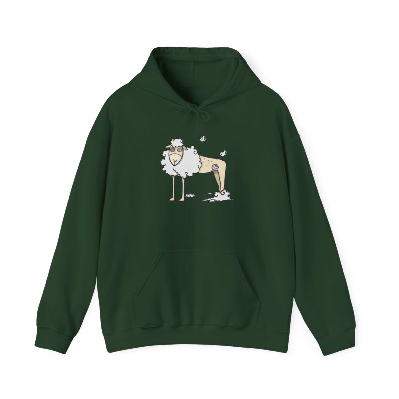 Sudadera con capucha - Verde bosque - Camiseta Tondra: una oveja entre nubes