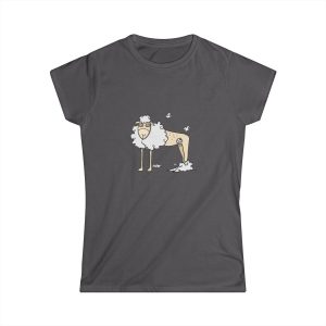 Camiseta mujer Softstyle - Gris marengo - Camiseta Tondra: una oveja entre nubes