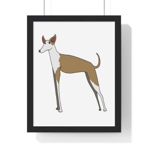 Poster enmarcado vertical - Negro - Camiseta Ca eivissenc