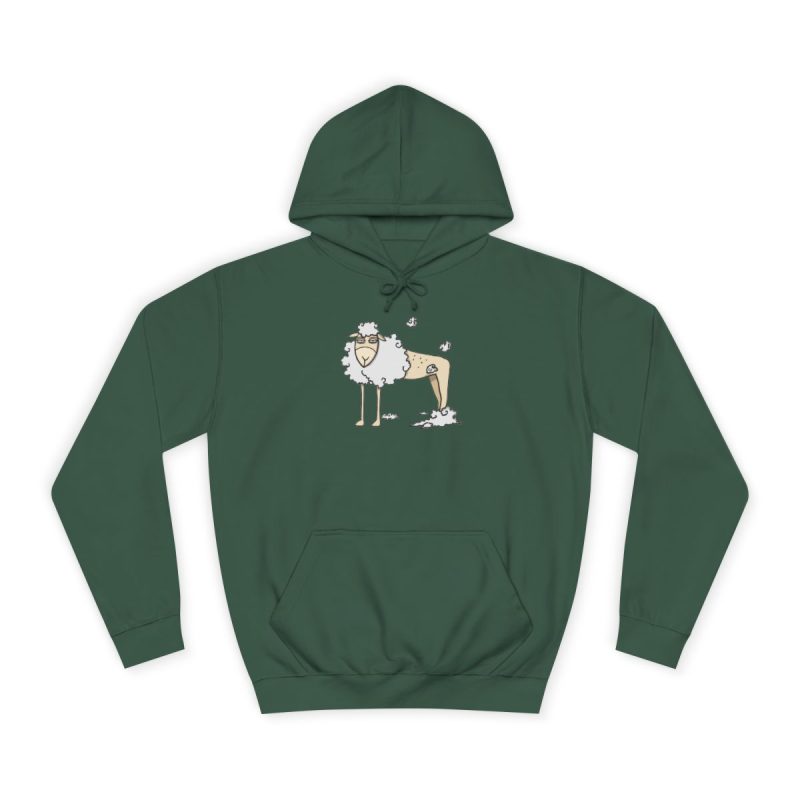 Sudadera universitaria - Verde botella - Camiseta Tondra: una oveja entre nubes Sudadera universitaria - Verde botella - Camiseta Tondra: una oveja entre nubes
